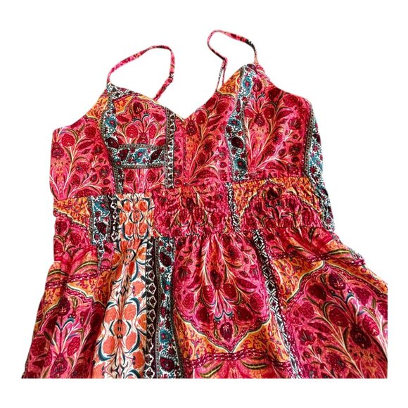 Old Navy A-Line V-Neck Poplin Sundress - Size Medium, like new condition - Picture 3 of 4